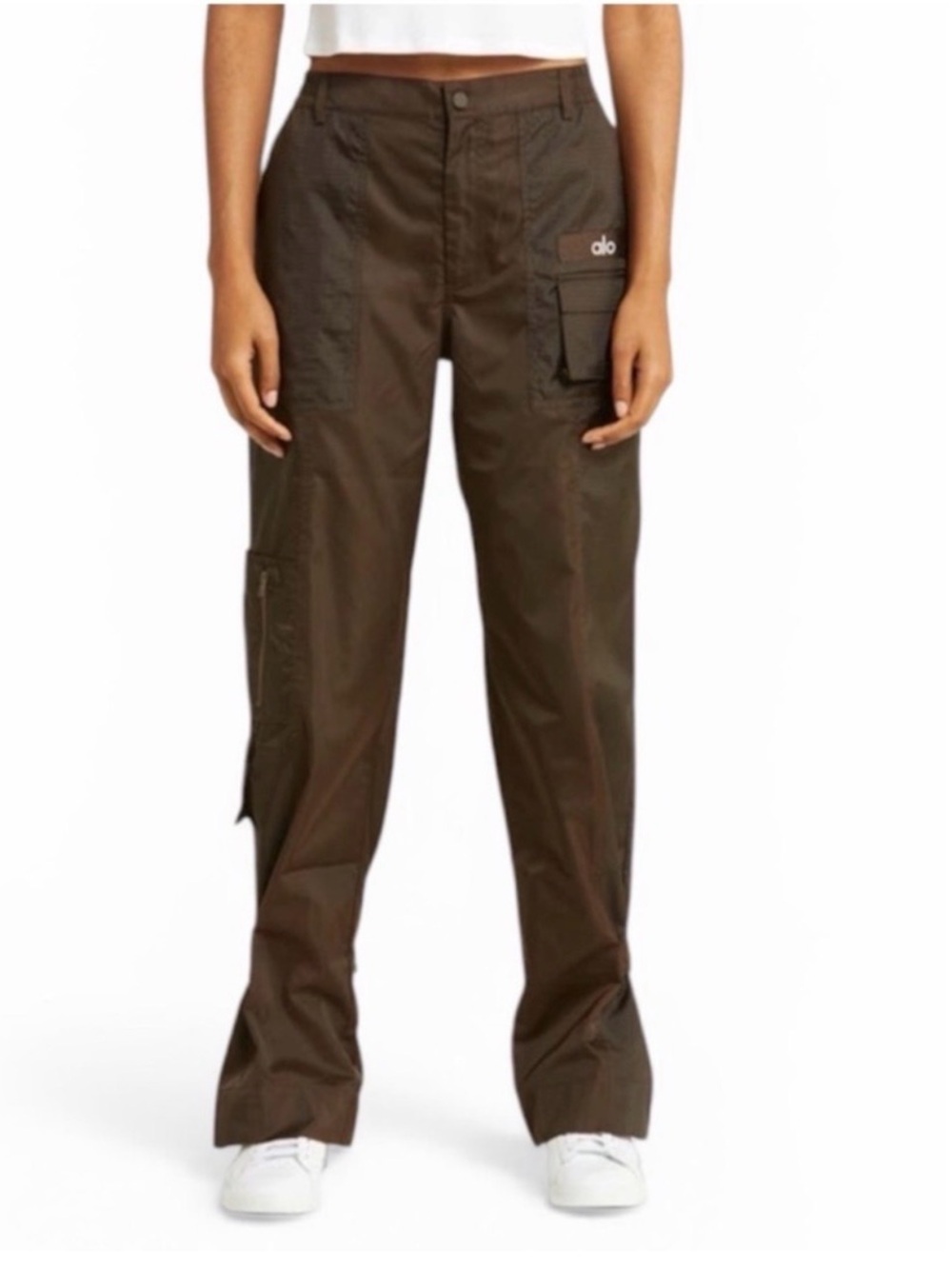 ALO Yoga Brown Blaze Trouser Pants XS-S